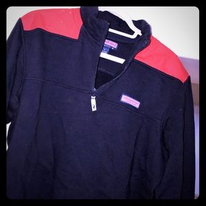 vineyard vines navy and red shepshirt